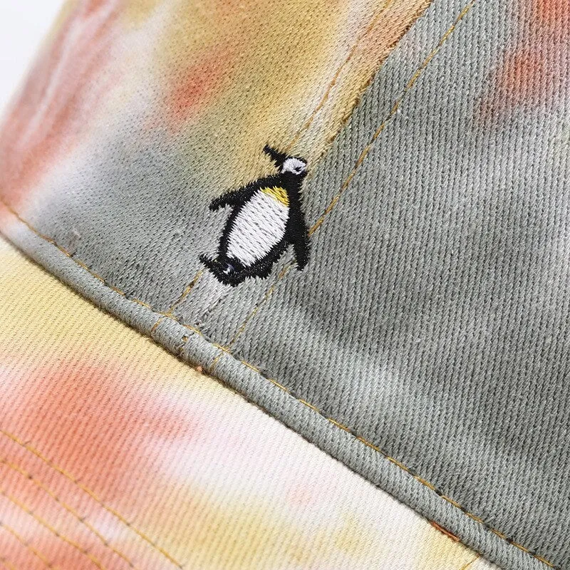 "TIE AND DYE" Casquette baseball Rose Gris Bleu - URB1™