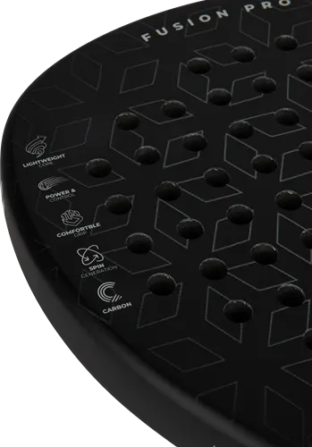 Racheta de Padel VirtuFit Fusion Pro Padel Racket- Negru- Argintiu