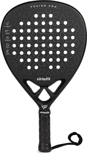 Racheta de Padel VirtuFit Fusion Pro Padel Racket- Negru- Argintiu