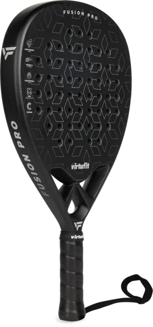 Racheta de Padel VirtuFit Fusion Pro Padel Racket- Negru- Argintiu