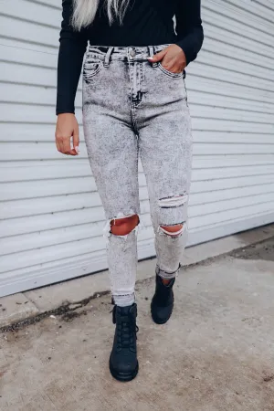 Reba Released Hem Skinny Jeans