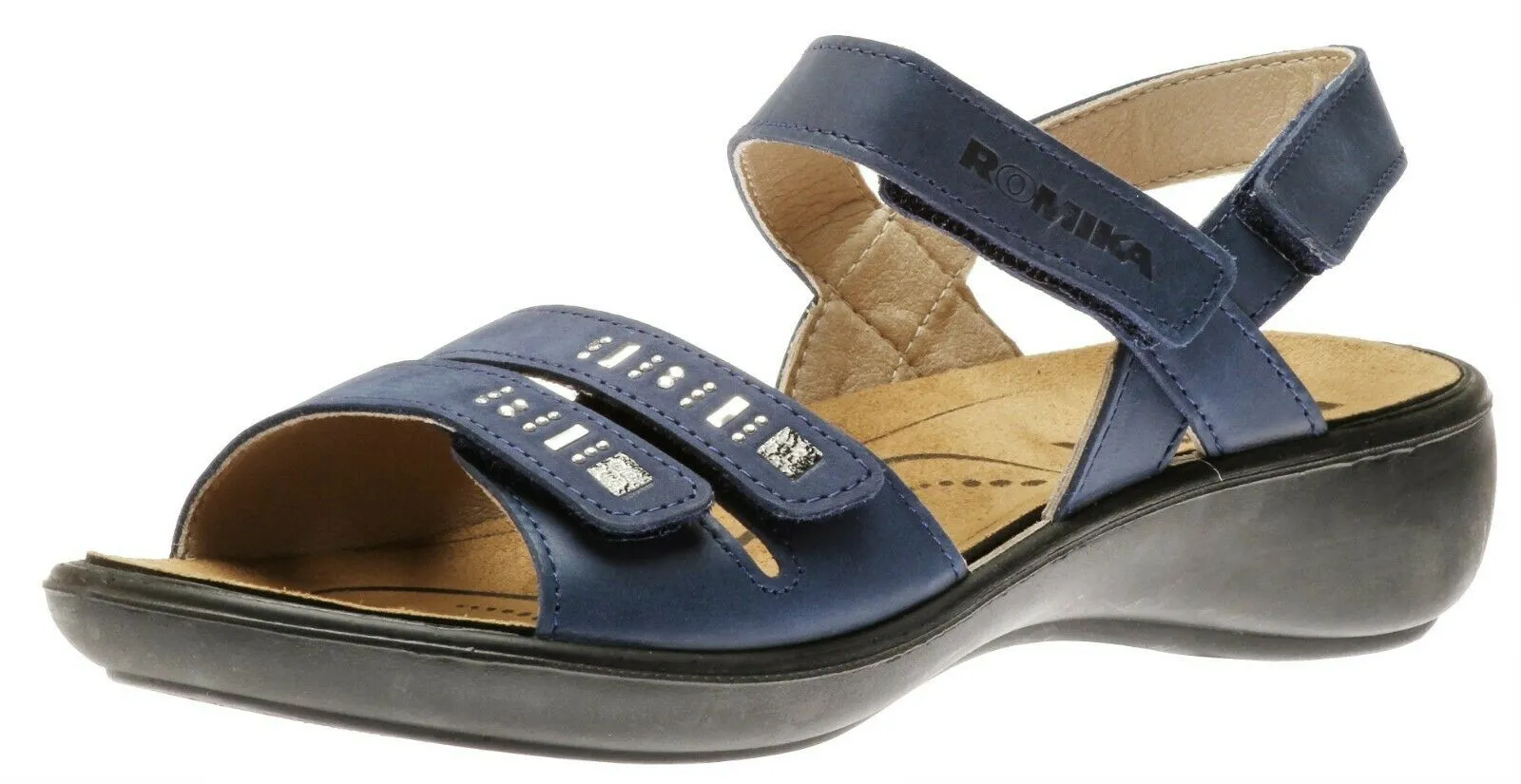 Romika shoes Germany- Orthotic friendly comfort leather Sandals Romika Ibiza 86