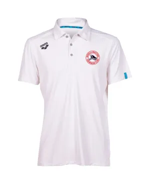 Roskill Masters Unisex Solid Polo - White