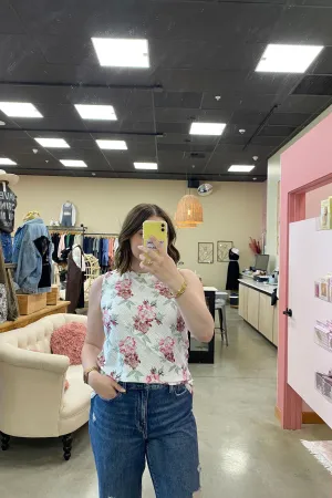 Round Neck Sleeveless Top