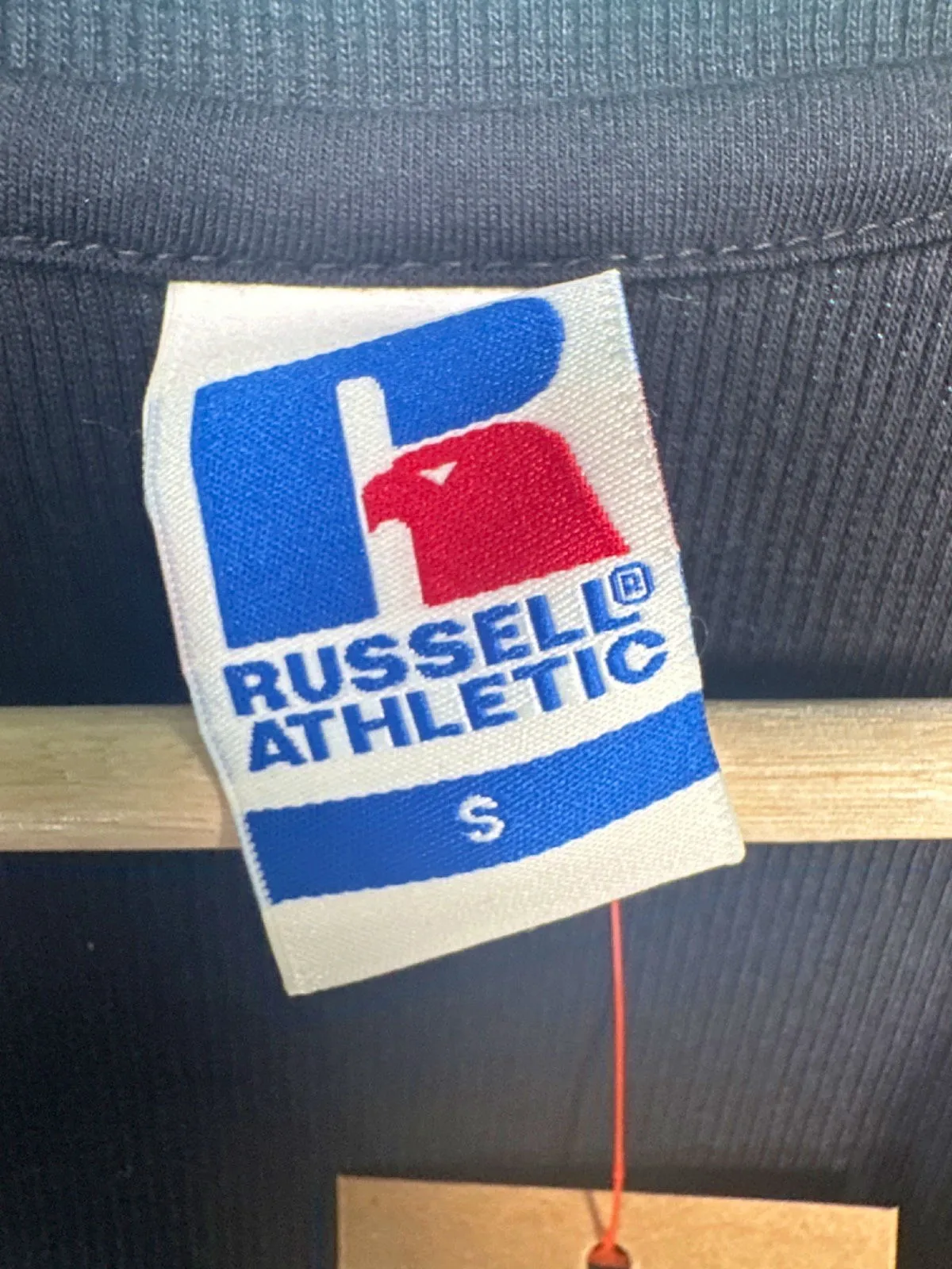 Russell Athletic Black Long Sleeve Tee UK S