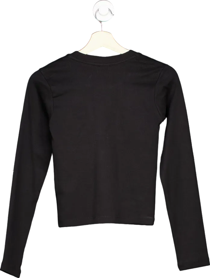 Russell Athletic Black Long Sleeve Tee UK S