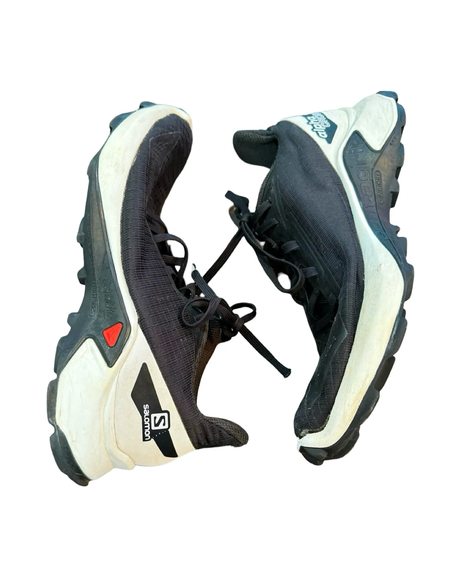 Salomon black running shoes - 7.5 mens