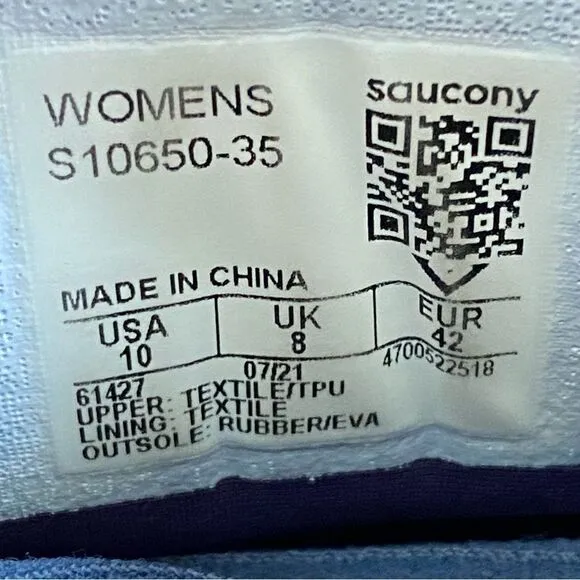 Saucony Womens 10 Ride 14 Athletic Sneaker Running Shoes S10650-35 Midnight Blue
