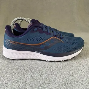 Saucony Womens 10 Ride 14 Athletic Sneaker Running Shoes S10650-35 Midnight Blue