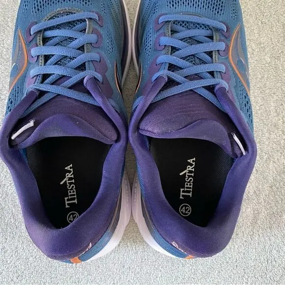 Saucony Womens 10 Ride 14 Athletic Sneaker Running Shoes S10650-35 Midnight Blue