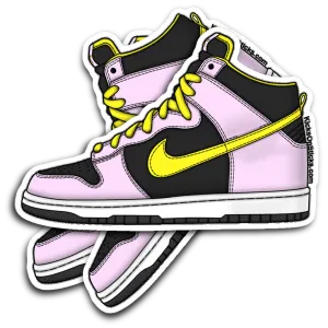 SB Dunk High "Miss Piggy" Sneaker Sticker