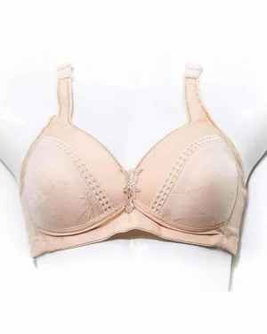Seamed Cup Single Padded Skin Bra