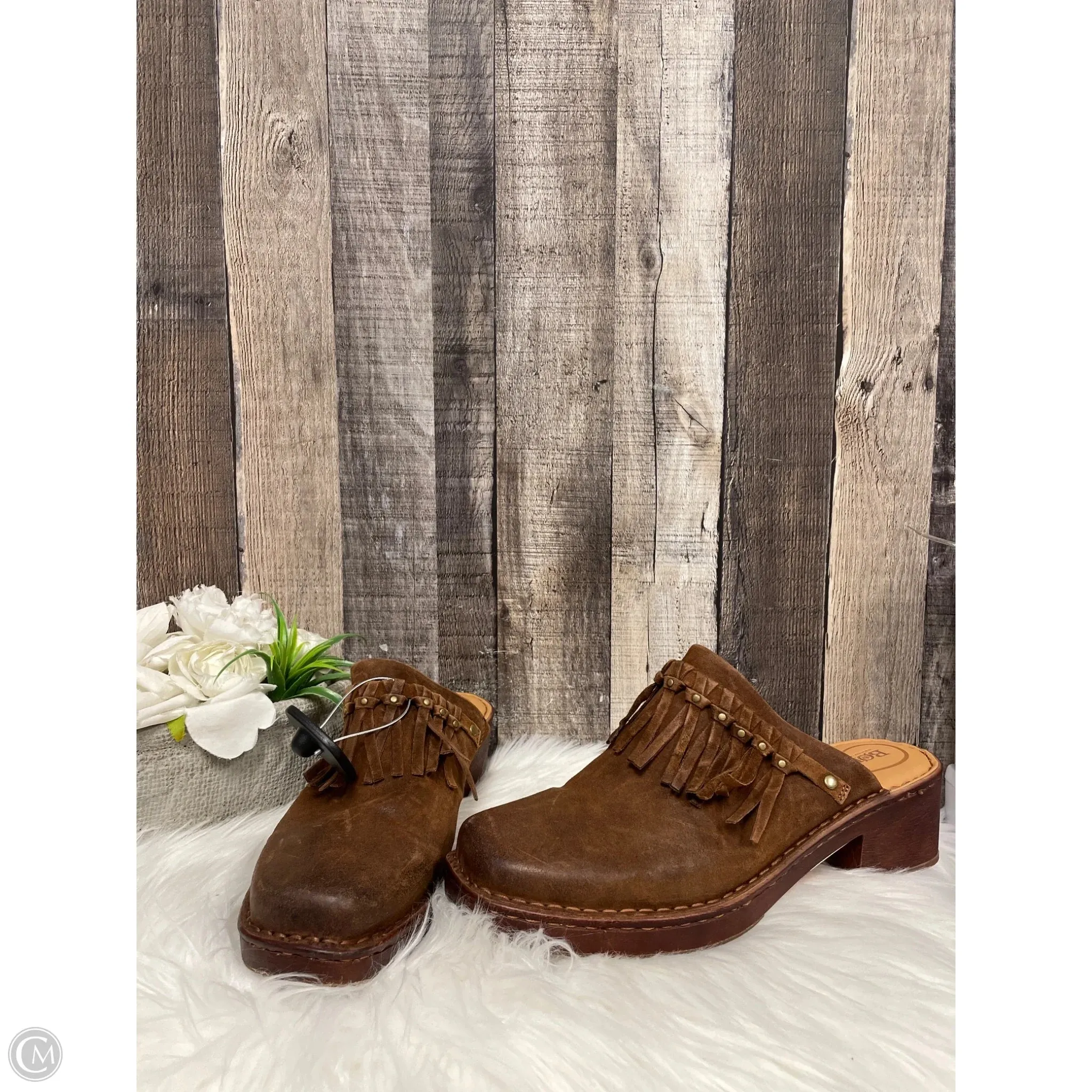 Shoes Heels Block By Born In Brown, Size: 11