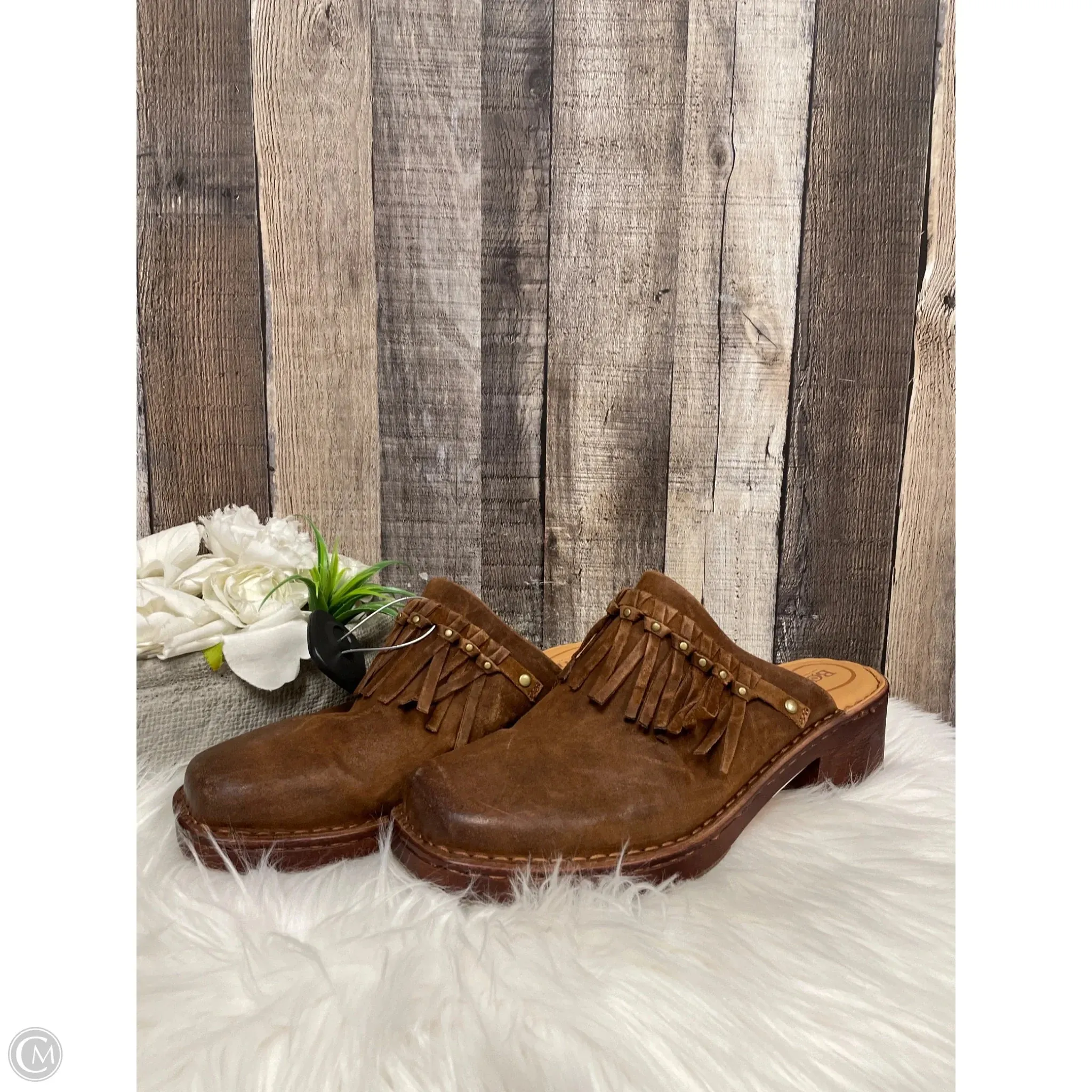 Shoes Heels Block By Born In Brown, Size: 11