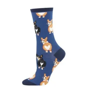Socksmith - Corgi Butt Crew Sock size 9-11