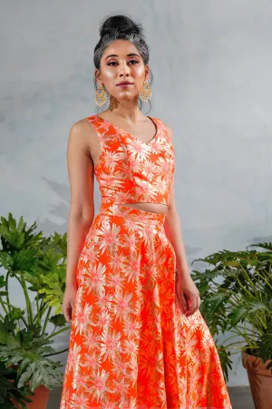 SONIA Neon Jacquard Top