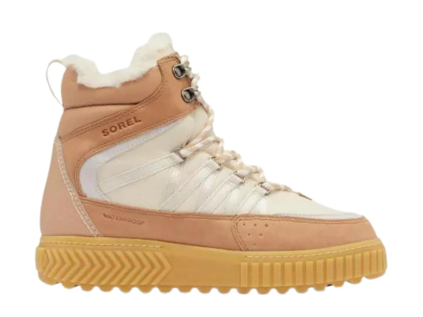 Sorel: ONA Ave Trek Boot WP in Honey White/Sea Salt