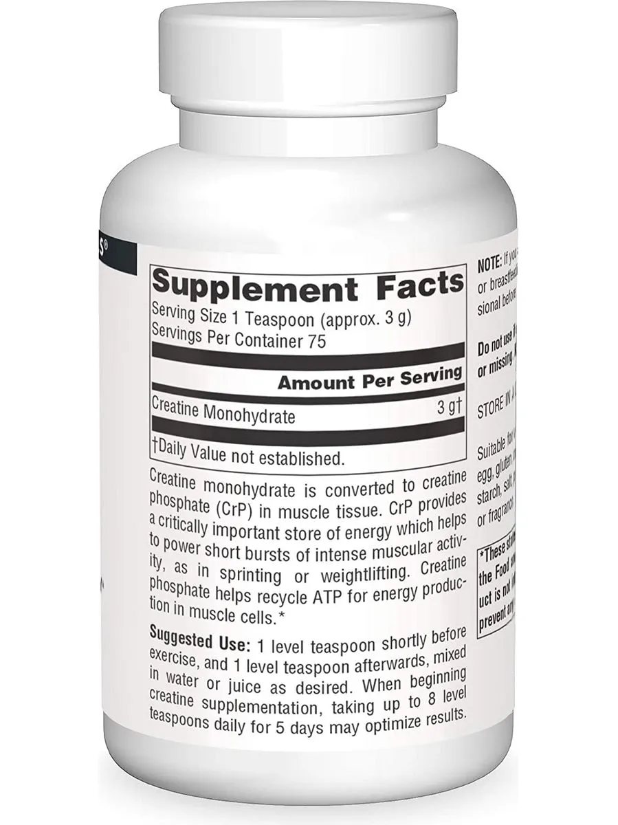 Source Naturals, Creatine, Athletic Series, 4 oz
