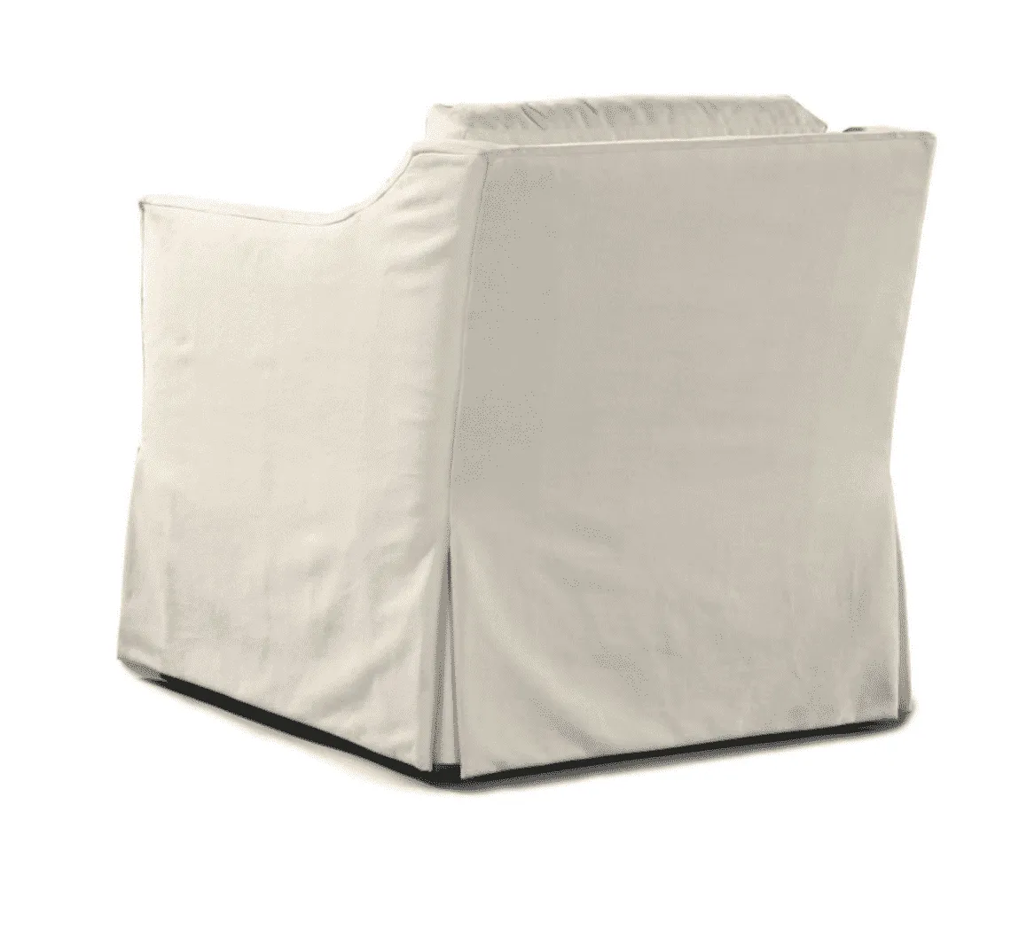 South Seas II Outdoor Slipcovered Swivel Lounge Chair