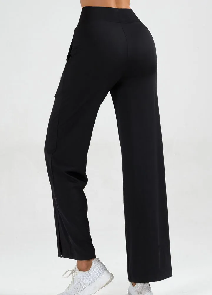 Split Hem Wide Leg Pants
