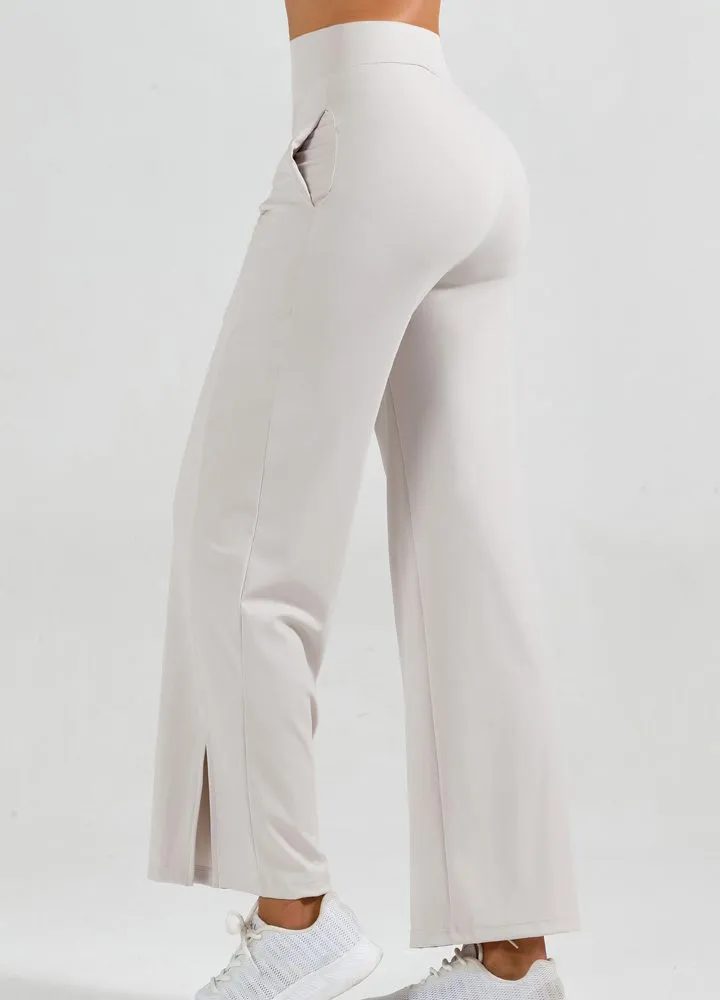 Split Hem Wide Leg Pants