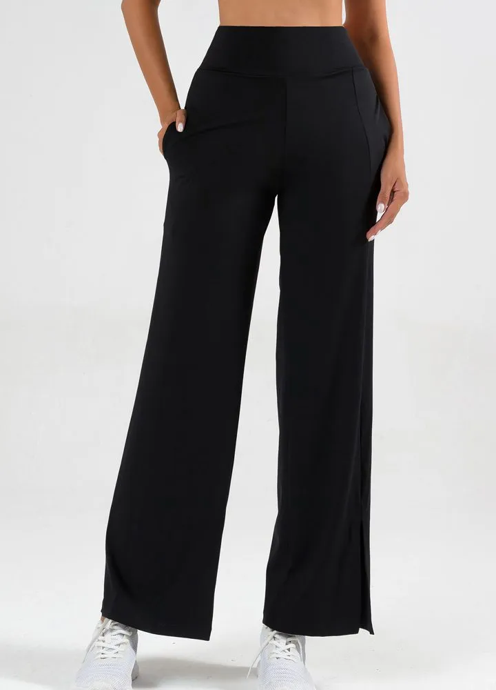 Split Hem Wide Leg Pants