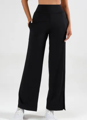 Split Hem Wide Leg Pants