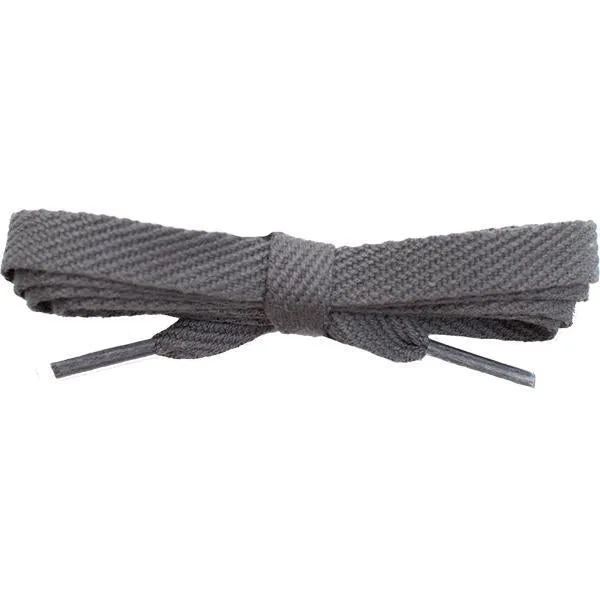 Spool - 3/8" Cotton Flat - Dark Gray (144 yards) Shoelaces