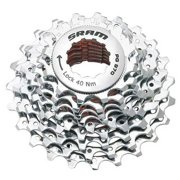 SRAM PG970 9-Speed Cassette - 12-26t - Silver