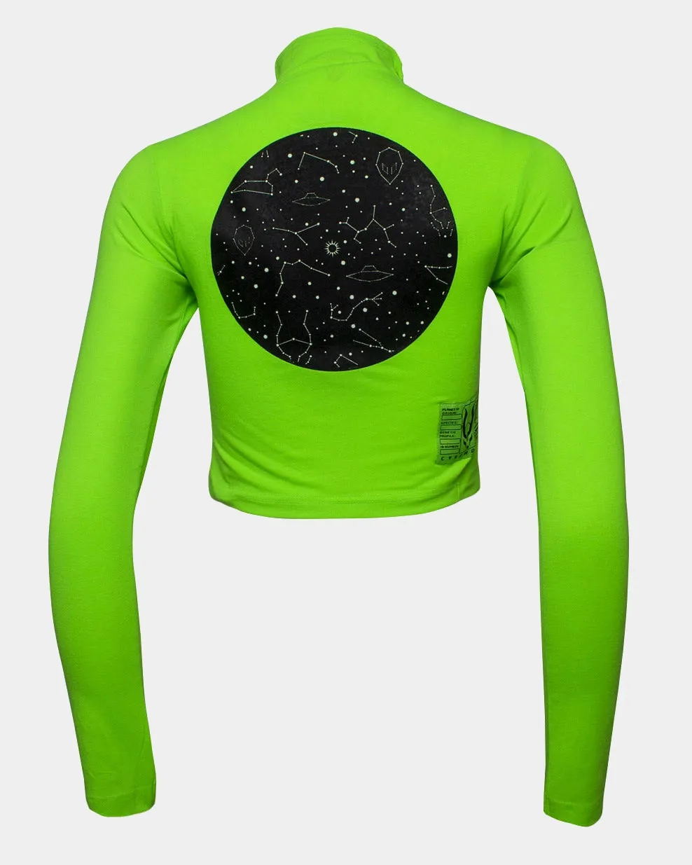 STARGAZER HIGH NECK TOP GREEN