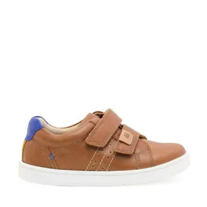 Start Rite Explore Tan Leather Riptape Shoe