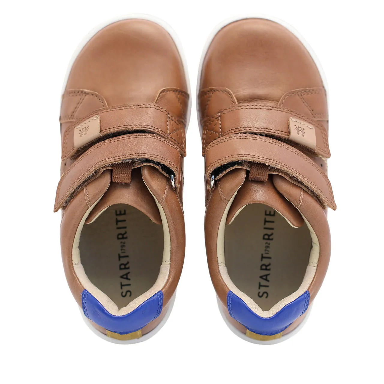 Start Rite Explore Tan Leather Riptape Shoe