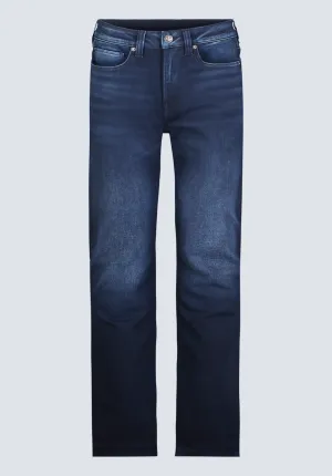 Straight Six Men's Jeans, Dark Antique Blue - BM26013