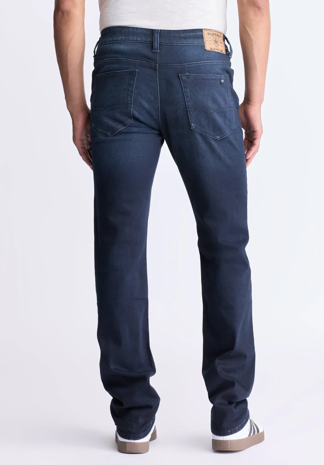 Straight Six Men's Jeans, Dark Antique Blue - BM26013
