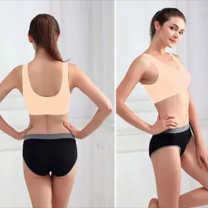 Stretchable Sports Bra - Aire Bra - 2B-101 - Peach