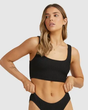 Summer High Crop Bikini Top