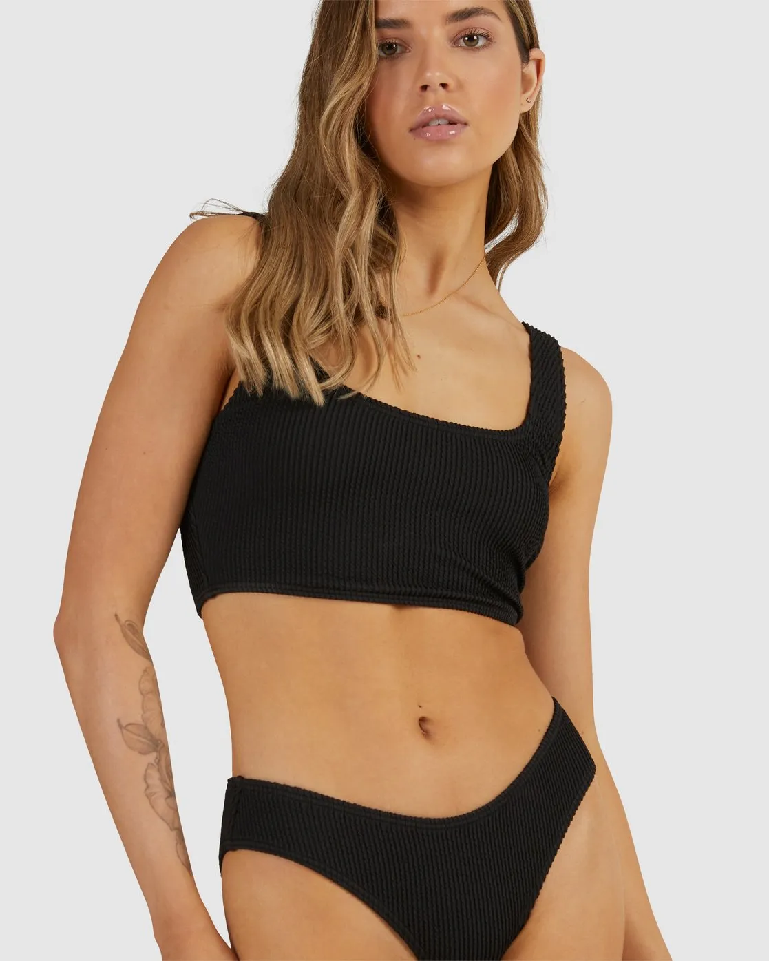 Summer High Crop Bikini Top