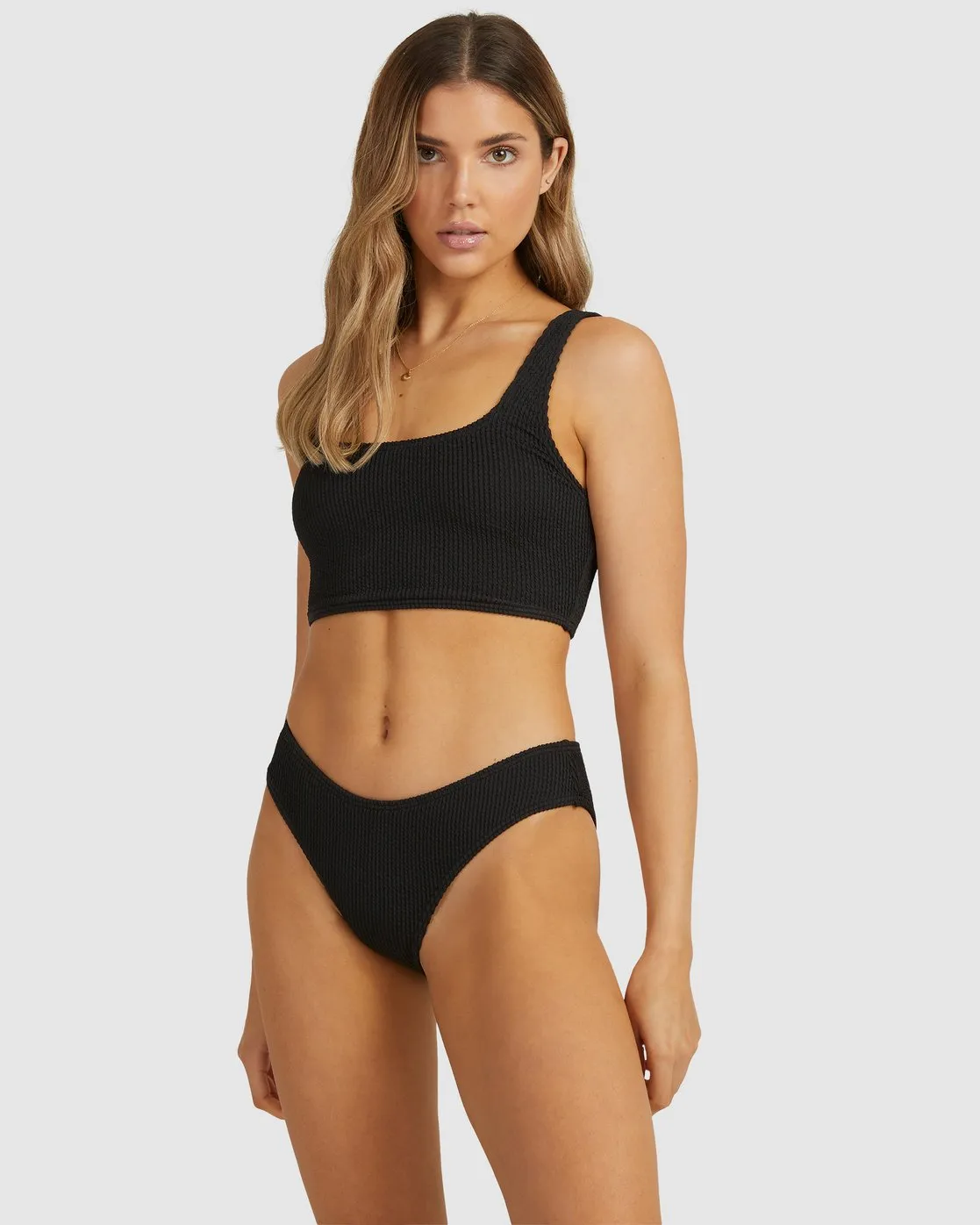 Summer High Crop Bikini Top