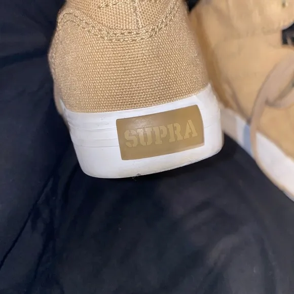 Supra Black and Tan Sneakers