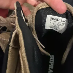 Supra Black and Tan Sneakers