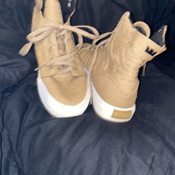 Supra Black and Tan Sneakers