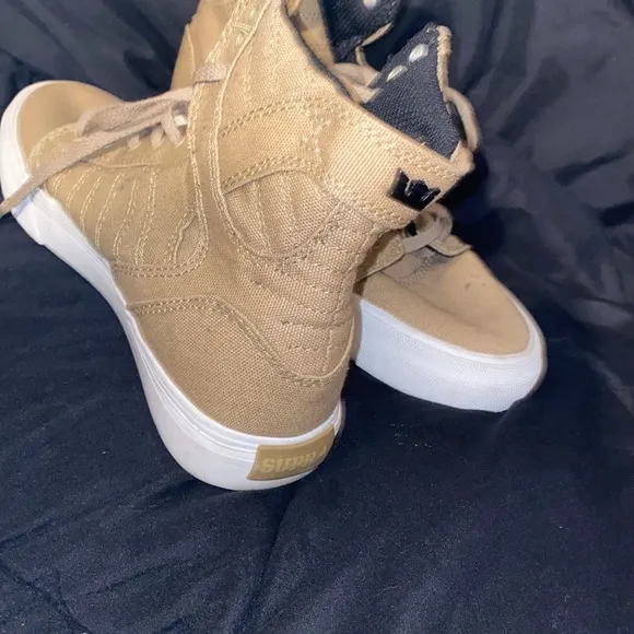 Supra Black and Tan Sneakers
