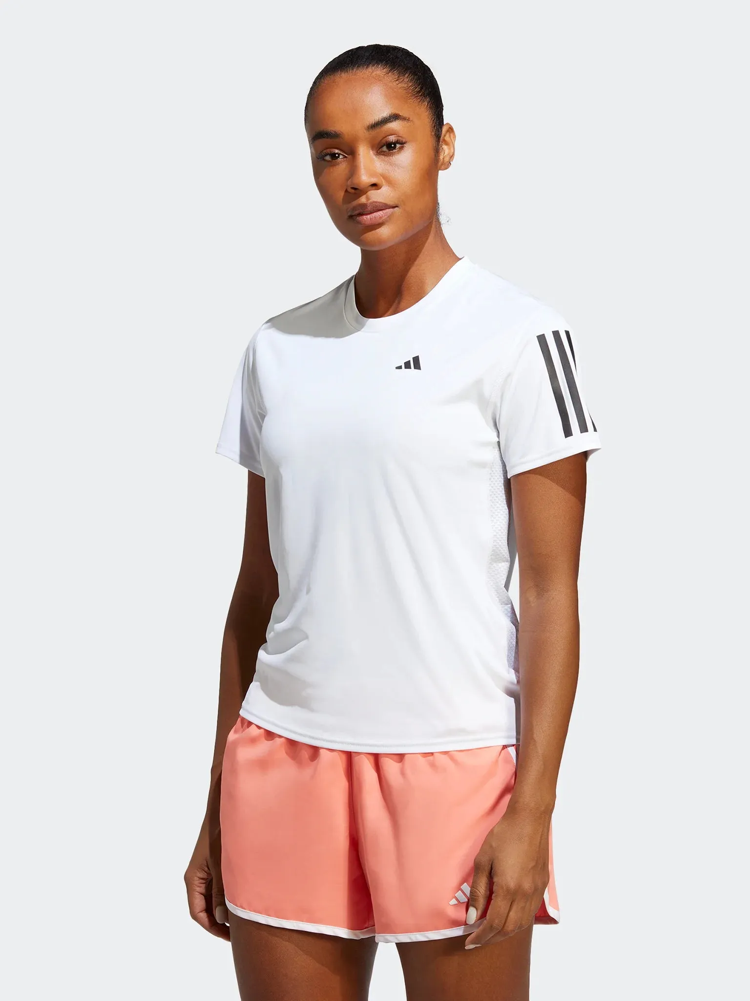 T SHIRT ADIDAS MAGLIA DONNA RUNNING OWN THE RUN TEE WHITE