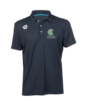 TBSS Central City Swimming Unisex Team Solid Polo - Navy