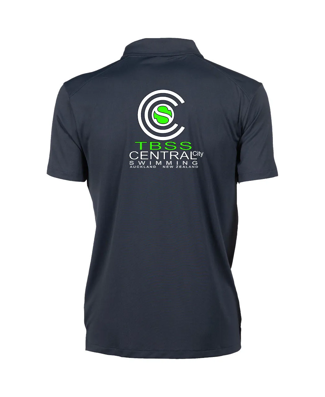 TBSS Central City Swimming Unisex Team Solid Polo - Navy
