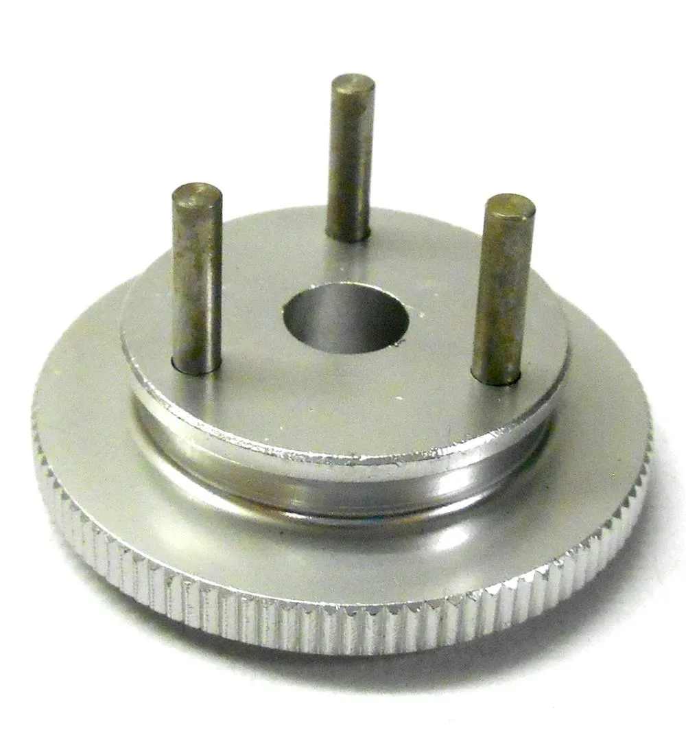 TD10028 RC Nitro Engine 3 Pin Flywheel Aluminium Alloy Silver 1/8 Scale