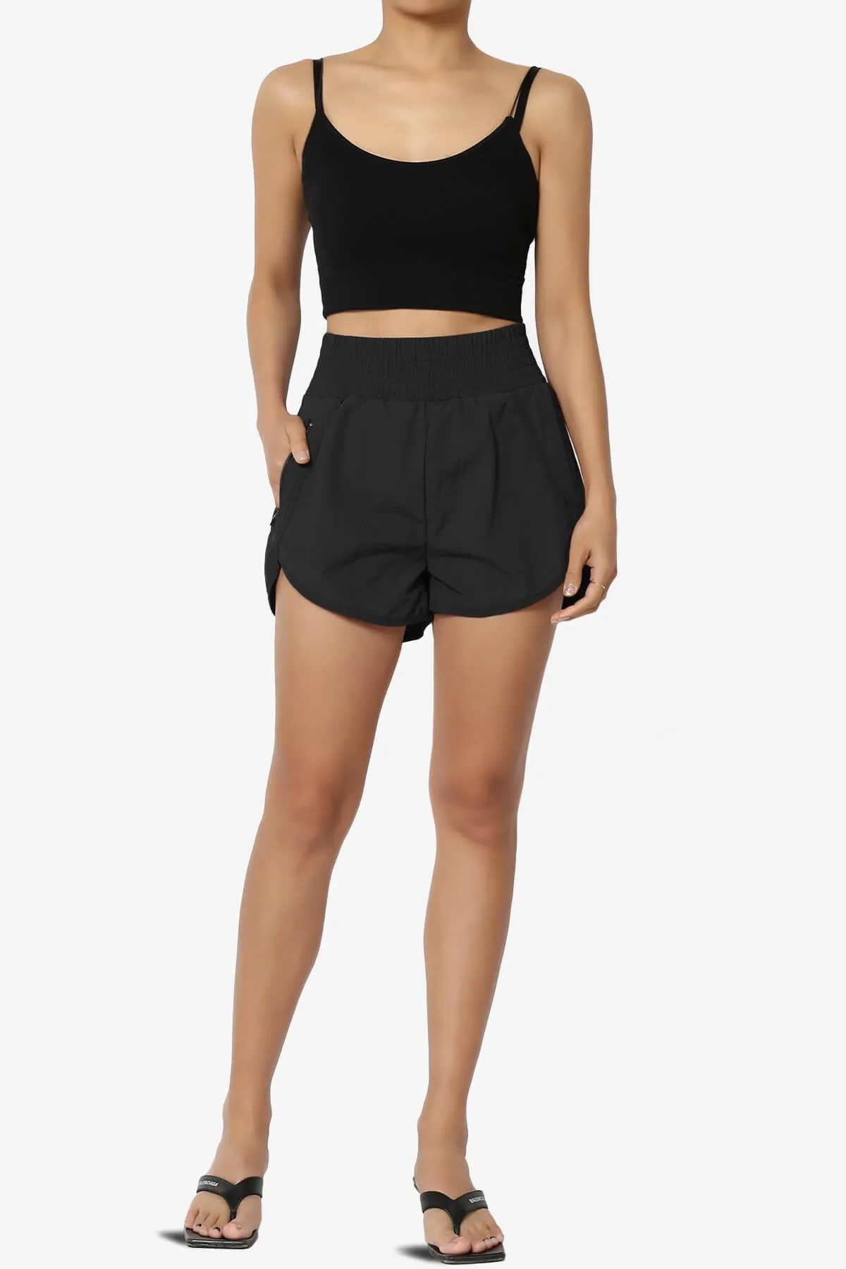 The Way Home Running Shorts w Zip Pocket
