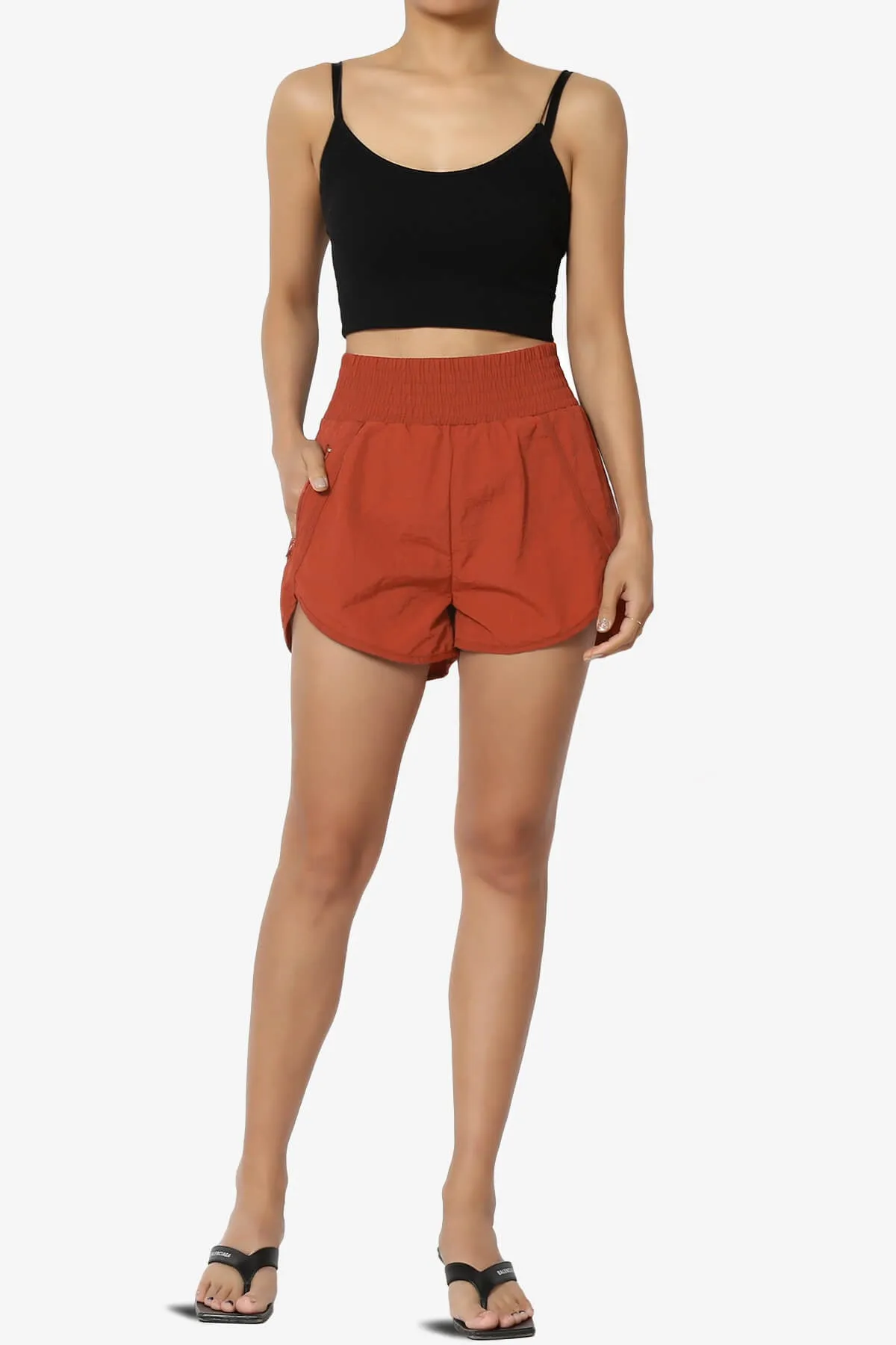 The Way Home Running Shorts w Zip Pocket