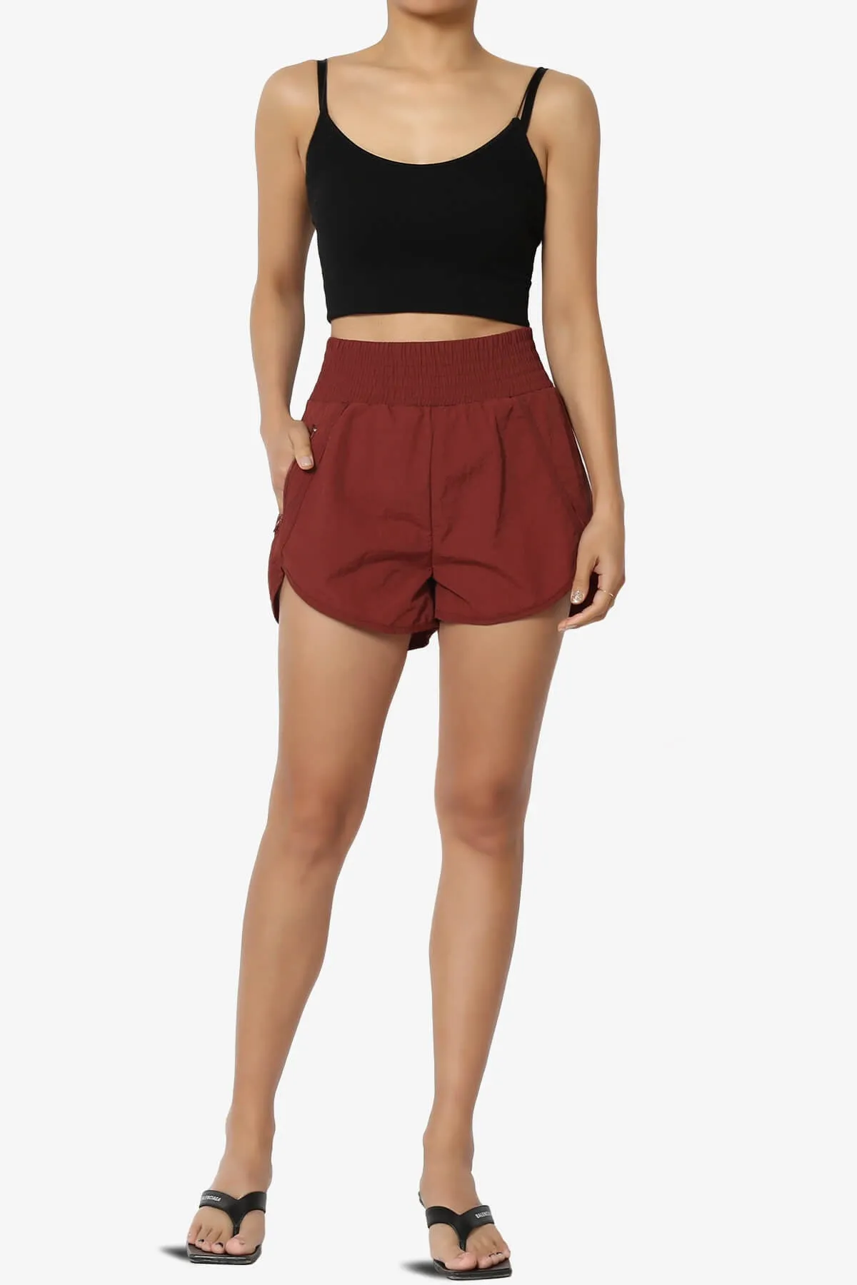 The Way Home Running Shorts w Zip Pocket