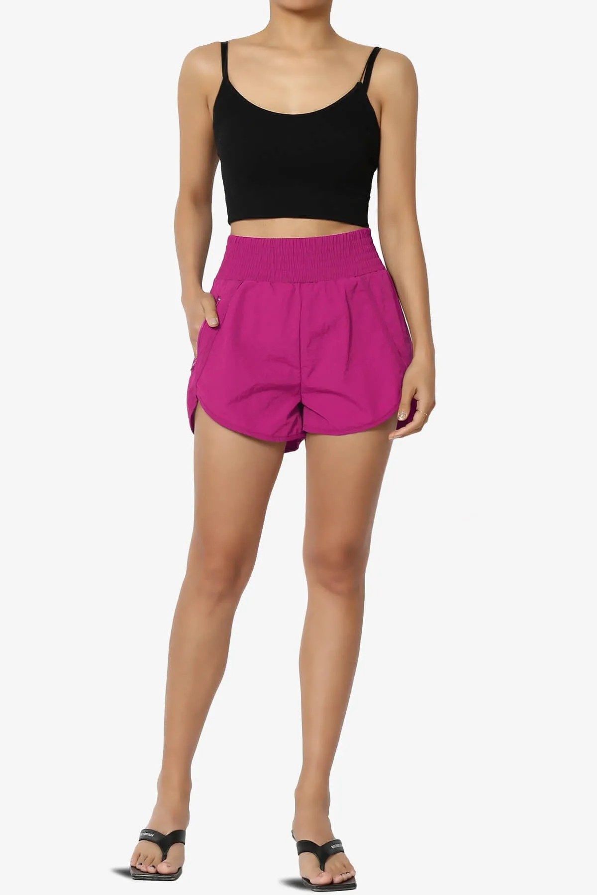 The Way Home Running Shorts w Zip Pocket